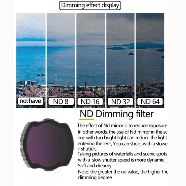 JSR  Adjustable Filter For DJI Avata,Style: ND8 ND16 ND32 - free shipping - PMC TechLife - Order now!