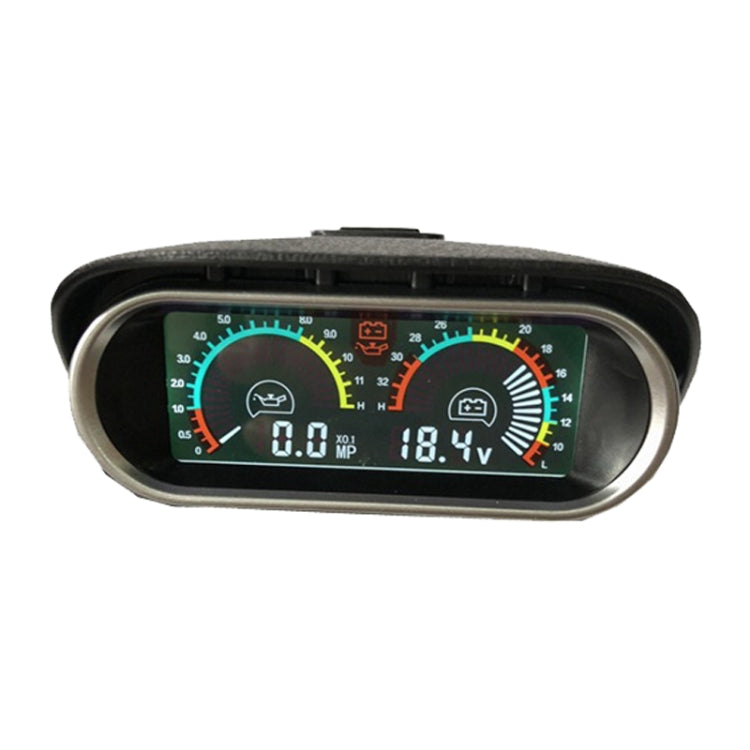 Agricultural Vehicle Car Modification Instrument, Style: Oil Meter (M18x1.5) With Voltage - Clocks & Car Meters by PMC TechLife | Online Shopping South Africa | PMC TechLife | Buy Now Pay Later Mobicred