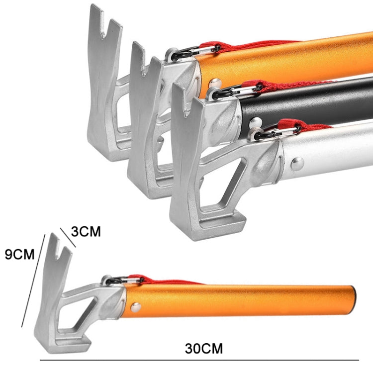 Outdoor Camping Multifunctional Tent Ground Nail Hammer(Silver) - Tents & Accessories by PMC Jewellery | Online Shopping South Africa | PMC Jewellery