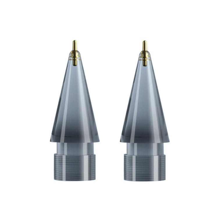 For Apple Pencil 1/2 2pcs Stylus Transparent Replacement Needle Nib, Spec: Extended (Gray) - Pencil Accessories by PMc TechLife | Online Shopping South Africa | PMc TechLife | Buy Now Pay Later Mobicred