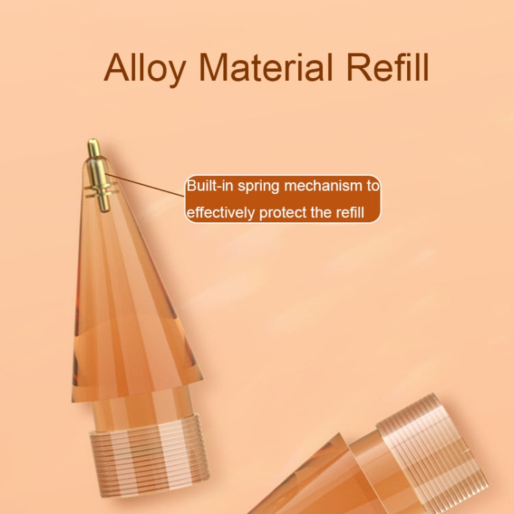 For Apple Pencil 1/2 2pcs Stylus Transparent Replacement Needle Nib, Spec: Round (Gold) - free shipping - PMc TechLife - Order now!