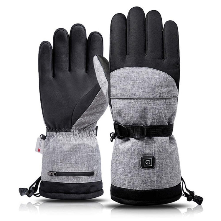 Winter Heating Hand Warmer Electric Thermal Gloves ,Specification: With Battery Box - Full Finger Gloves by PMC TechLife | Online Shopping South Africa | PMC TechLife