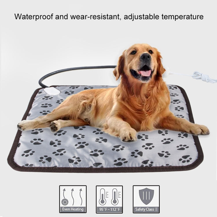 Waterproof Bite-proof Wear-resistant Adjustable Temperature Pet Electric Blanket, Specification: 45x45cm(AU Plug Flower) - Pads by PMC TechLife | Online Shopping South Africa | PMC TechLife