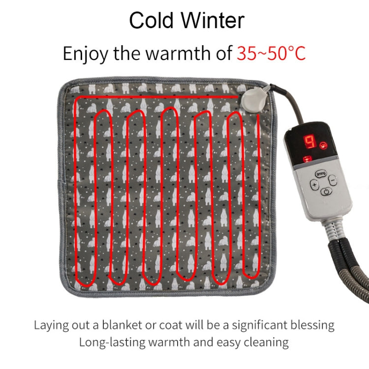 CW45 45x45cm Multi-level Temperature Regulating Timing Pet Heating Pad, Spec: US Plug - Pads by PMC TechLife | Online Shopping South Africa | PMC TechLife | Buy Now Pay Later Mobicred