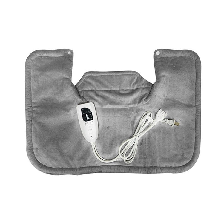 Electric Heated Thermal Shawl On The Back And The Neck UK Plug(Dark Gray) - free shipping - PMC TechLife - Order now!
