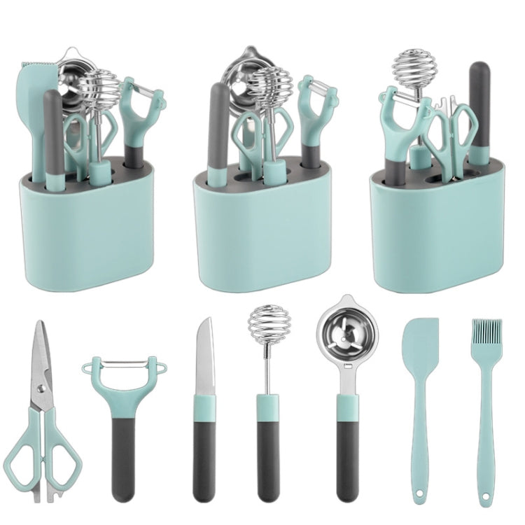 5 PCS / Set Stainless Steel Peeler Kitchen Gadgets Set With Storage Holder - Gadgets by PMC Jewellery | Online Shopping South Africa | PMC Jewellery | Buy Now Pay Later Mobicred