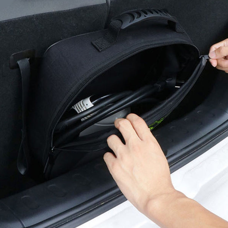 Car Charging Cable Storage Bag Carry Bag For Electric Vehicle Charger Plugs,Spec: Large With Logo - EV Charger Accessories by PMC Jewellery | Online Shopping South Africa | PMC Jewellery