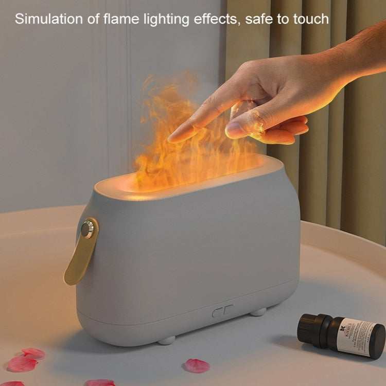 Simulation Flame Aromatherapy Humidifier Bedroom Ambient Light, Color: Gray - free shipping - PMC TechLife - Order now!