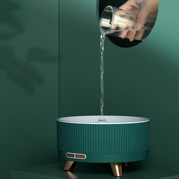 Ultrasonic Aromatherapy Diffuser Humidifier Essential Oil Diffuser US Plug(Dark Green) - free shipping - PMC TechLife - Order now!