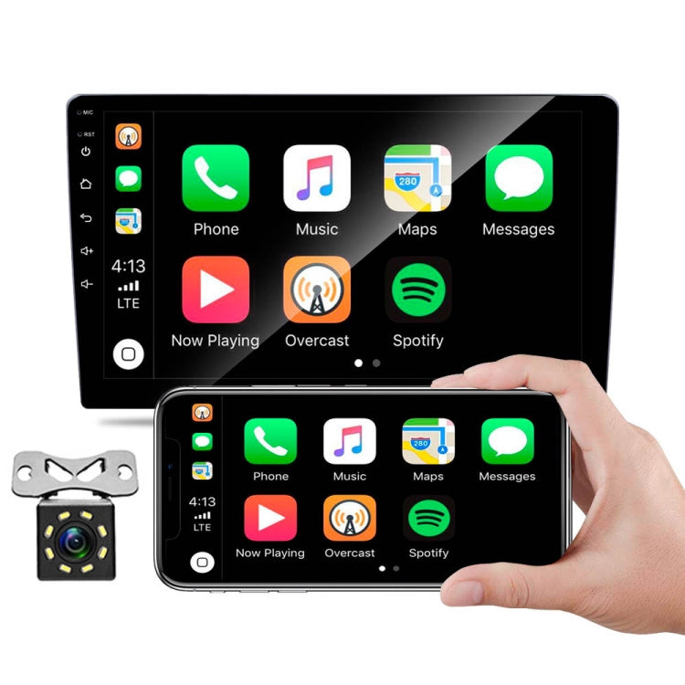 C7001 7 inch Touch Screen Built-In CarPlay Car MP5 Player, Style: Standard+8 Light Camera - Car MP3 & MP4 & MP5 by PMC TechLife | Online Shopping South Africa | PMC TechLife | Buy Now Pay Later Mobicred