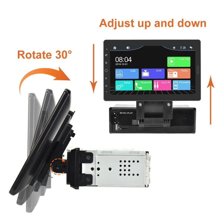 1310C 10.1 inch Car Full Screen Touch HD MP5 Wired Carplay Player, Style: Standard+AHD Camera - Car MP3 & MP4 & MP5 by PMC TechLife | Online Shopping South Africa | PMC TechLife | Buy Now Pay Later Mobicred