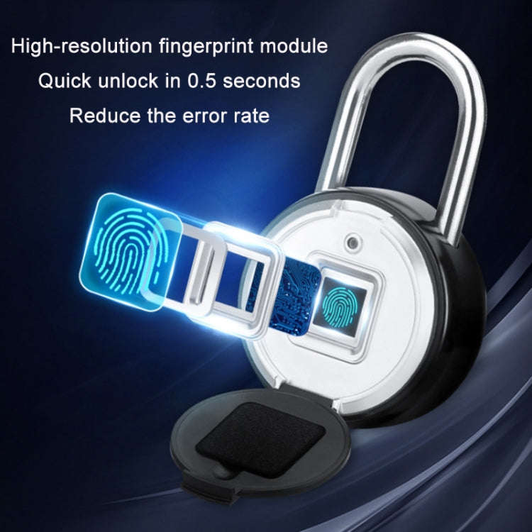 P3Z-TY Outdoor Waterproof Electronic Intelligent Fingerprint Padlock - Padlocks by PMC TechLife | Online Shopping South Africa | PMC TechLife | Buy Now Pay Later Mobicred