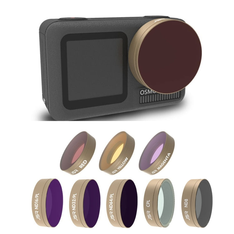 JSR For DJI Osmo Action Motion Camera Filter, Style: LG-ND4 - Lens Filter by JSR | Online Shopping South Africa | PMC TechLife | Buy Now Pay Later Mobicred