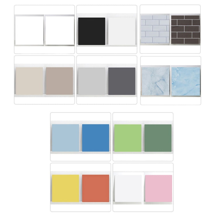 40x40CM Double-sided Photography Background Board Food Photo Props(Light Blue / Mediterranean Blue) - Solid Color by PMC TechLife | Online Shopping South Africa | PMC TechLife | Buy Now Pay Later Mobicred
