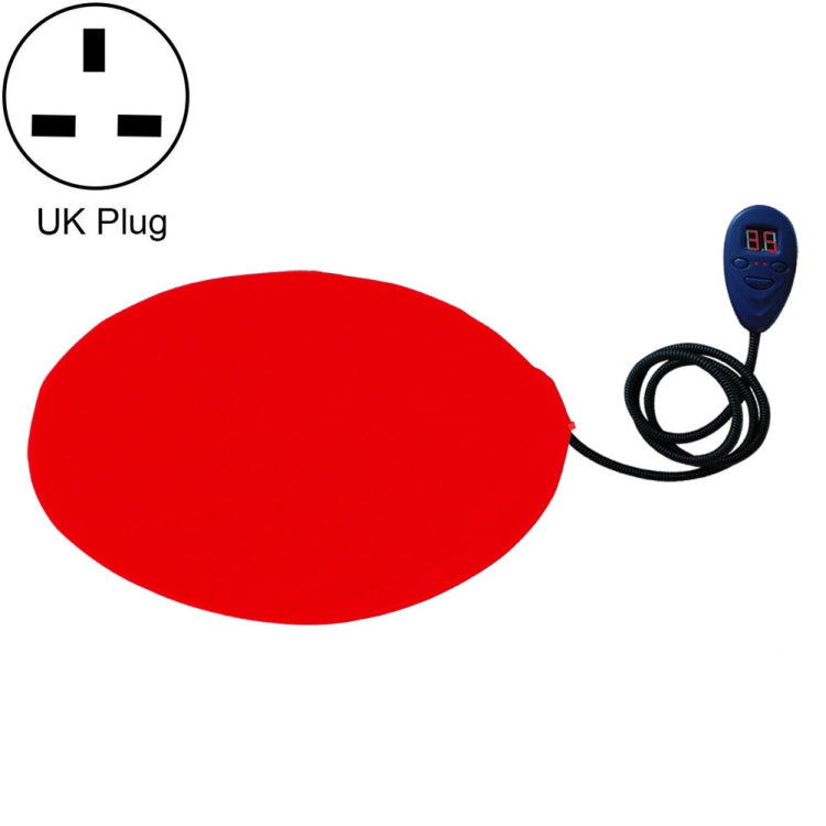 30x30cm Red 12V Low Voltage Multifunctional Warm Pet Heating Pad Pet Electric Blanket(UK Plug) - Pads by PMC TechLife | Online Shopping South Africa | PMC TechLife | Buy Now Pay Later Mobicred