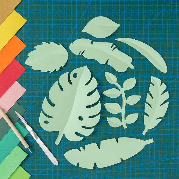Paper-cut Leaf Ornaments Photography Props(Light Green) - free shipping - PMc TechLife - Order now!