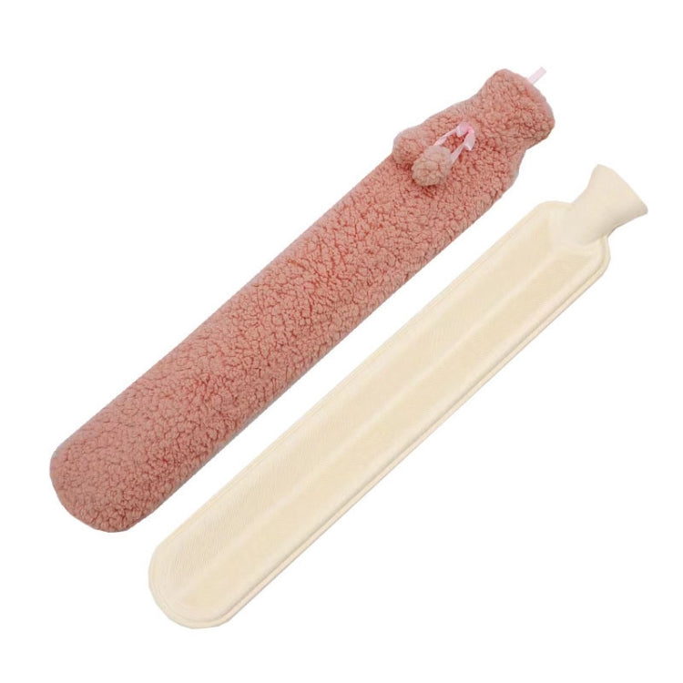 2L Long-strip Multifunctional Water-filled Rubber Hot Water Bags, Spec: Pink Lambswool - Hot Water Bags by PMC TechLife | Online Shopping South Africa | PMC TechLife | Buy Now Pay Later Mobicred