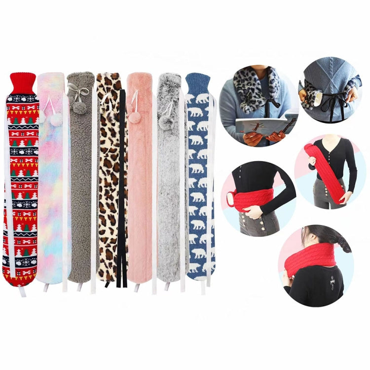 2L Long-strip Multifunctional Water-filled Rubber Hot Water Bags, Spec: Gradient Red Yellow - Hot Water Bags by PMC TechLife | Online Shopping South Africa | PMC TechLife | Buy Now Pay Later Mobicred