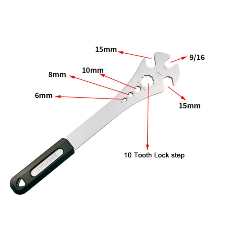 BIKERRSAY Multifunctional Extended Bicycle Pedal Wrench(BT034S) - free shipping - PMc TechLife - Order now!