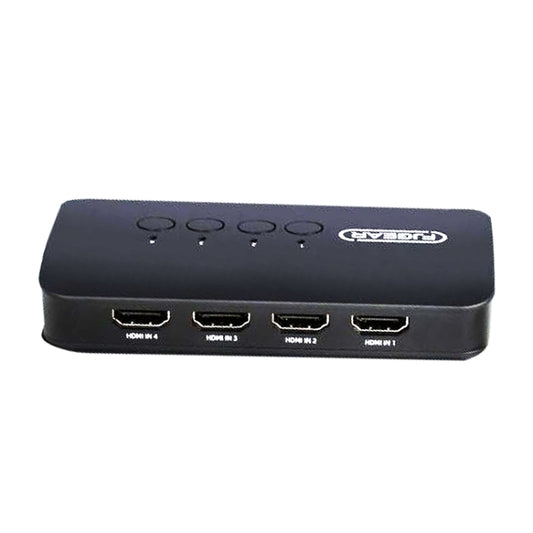 FJGEAR FJ-HK401 4 In 1 Out HDMI To KVM HD Video Switcher - Splitter by FJGEAR | Online Shopping South Africa | PMC Jewellery | Buy Now Pay Later Mobicred