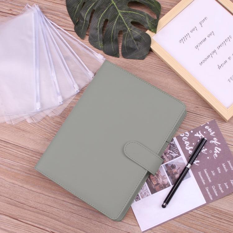 A5 Macaron Notebook PU Loose-leaf Cash Budget Handbook(Black) - Notebooks by PMC TechLife | Online Shopping South Africa | PMC TechLife | Buy Now Pay Later Mobicred