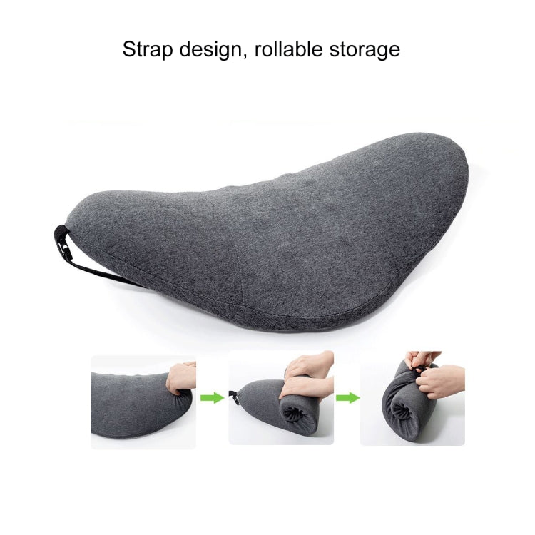 Memory Foam Lumbar Spine Cushion Pregnant Women Sleeping Lumbar Pillow(Light Gray Crescent) - Cushions & Pillows by PMC Jewellery | Online Shopping South Africa | PMC Jewellery | Buy Now Pay Later Mobicred