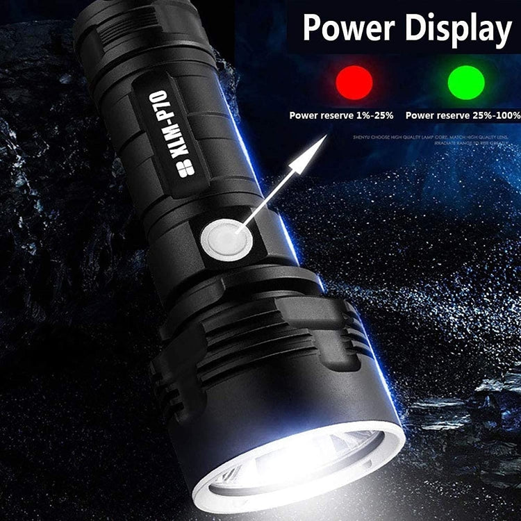 Strong Light Outdoor Waterproof Camping Aluminum LED Flashlight, Style: P70 (Without Battery) - LED Flashlight by PMc TechLife | Online Shopping South Africa | PMc TechLife | Buy Now Pay Later Mobicred