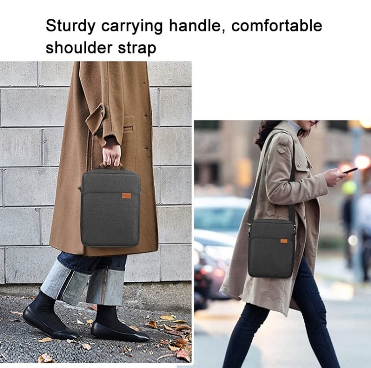 Vertical Laptop Bag Handheld Shoulder Crossbody Bag, Size: 13 Inch(Wine Red) - 13.3 inch by PMC Jewellery | Online Shopping South Africa | PMC Jewellery | Buy Now Pay Later Mobicred
