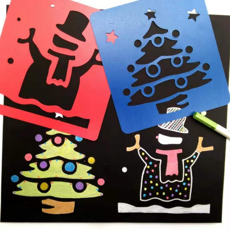 Children DIY Drawing Stencil Colorful Hollow Copy Board(H-03) - Art Supplies by PMC TechLife | Online Shopping South Africa | PMC TechLife | Buy Now Pay Later Mobicred