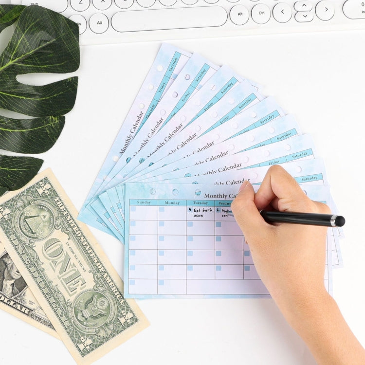 A6 6 Hole Budget Book Loose-leaf Replacement Core Handbook Insert,Spec: Budget Page 56 Sheets - Notebooks by PMC TechLife | Online Shopping South Africa | PMC TechLife