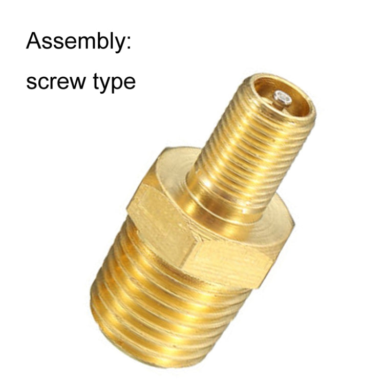 5PCS 1/8 NPT Threaded Nozzles Solid Nickel-Plated Brass Fuel Tank Filling Valve For Air Compressor - Inflatable Pump by PMC TechLife | Online Shopping South Africa | PMC TechLife