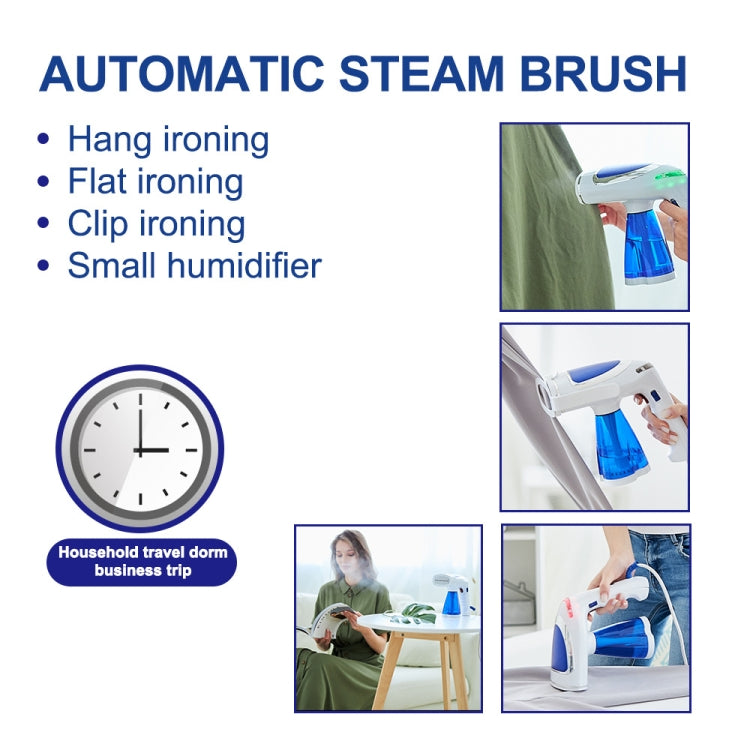 1600W  Handheld Folding Iron Mini Steam Iron, Color: Blue 3 Gear(EU Plug) - Garment Steamer by PMc TechLife | Online Shopping South Africa | PMc TechLife | Buy Now Pay Later Mobicred