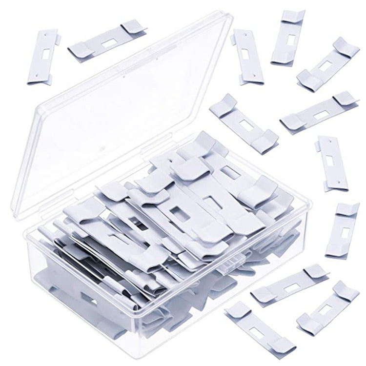 12 PCS / Set Venetian Blinds Metal Clip Hanging Piece Curtain Accessories(White) - Curtain Decorative Accessories by PMC TechLife | Online Shopping South Africa | PMC TechLife | Buy Now Pay Later Mobicred