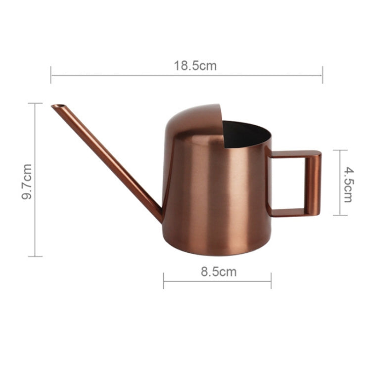 300ML Stainless Steel Watering Can with Long Spout(Bronze) - Watering & Irrigation by PMc TechLife | Online Shopping South Africa | PMc TechLife | Buy Now Pay Later Mobicred
