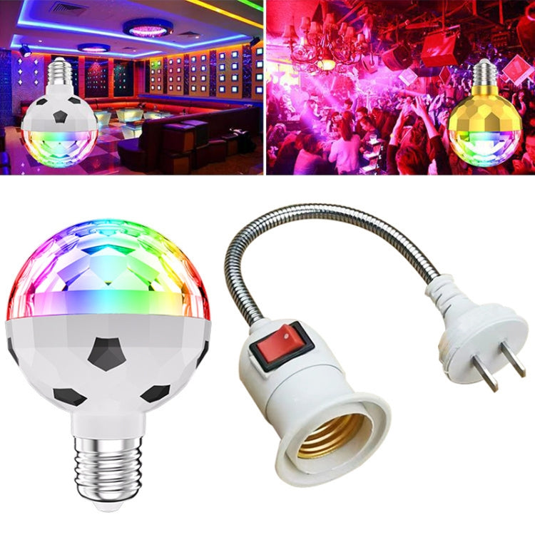 ZQMQD-001 6 LEDs Colorful Rotating Light Magic Ball Atmosphere Light, Spec: White+Universal Holder - LED Magic Ball by PMC TechLife | Online Shopping South Africa | PMC TechLife