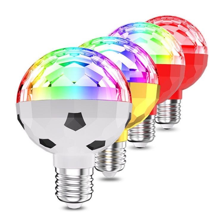ZQMQD-001 6 LEDs Colorful Rotating Light Magic Ball Atmosphere Light, Spec: White+Universal Holder - LED Magic Ball by PMC TechLife | Online Shopping South Africa | PMC TechLife