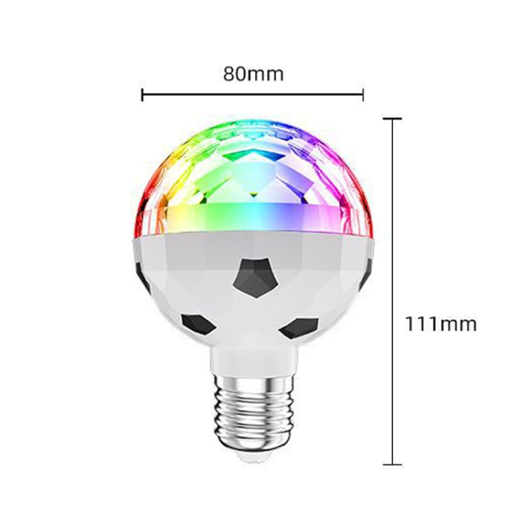 ZQMQD-001 6 LEDs Colorful Rotating Light Magic Ball Atmosphere Light, Spec: White+Universal Holder - LED Magic Ball by PMC TechLife | Online Shopping South Africa | PMC TechLife