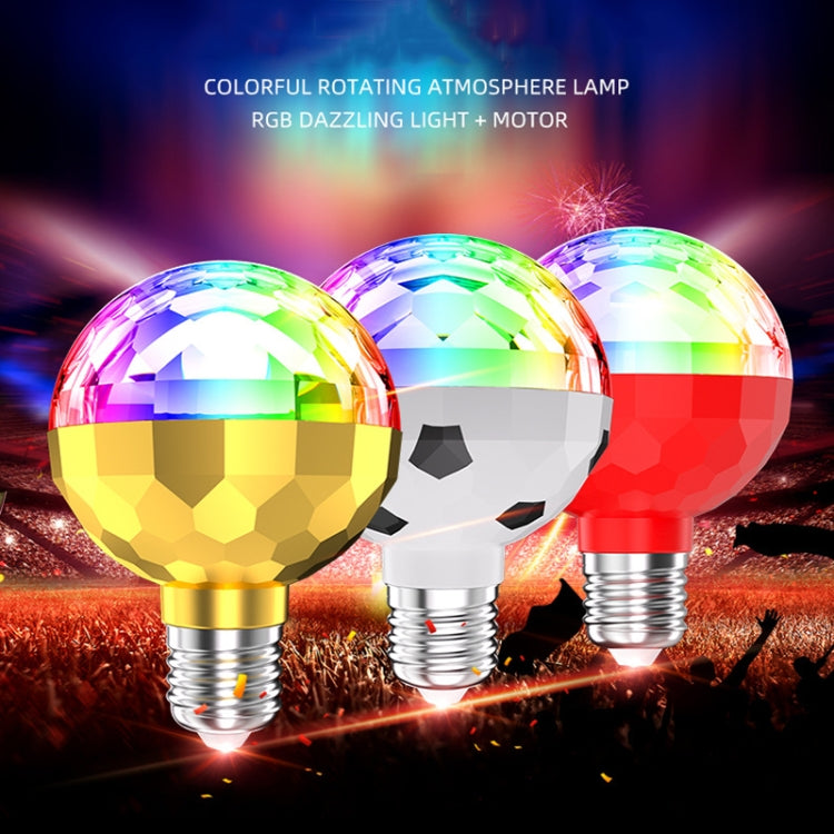 ZQMQD-001 6 LEDs Colorful Rotating Light Magic Ball Atmosphere Light, Spec: White+Universal Holder - LED Magic Ball by PMC TechLife | Online Shopping South Africa | PMC TechLife