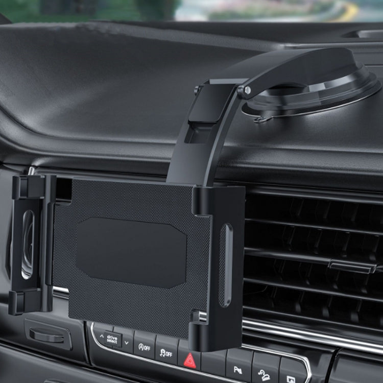 Multifunctional Car Dashboard Suction Cup Phone Clip Folding Holder, Model: KS06+Adhesive tray - Car Holders by PMC TechLife | Online Shopping South Africa | PMC TechLife | Buy Now Pay Later Mobicred