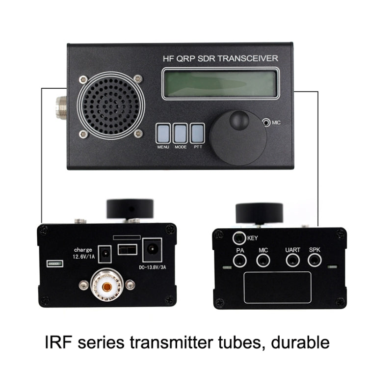 Mini 8 Band SSB/CW QRP Transceiver For Ham Radio, Style: Host+Hand Mi - Set Top Box & Accessories by PMC Jewellery | Online Shopping South Africa | PMC Jewellery | Buy Now Pay Later Mobicred