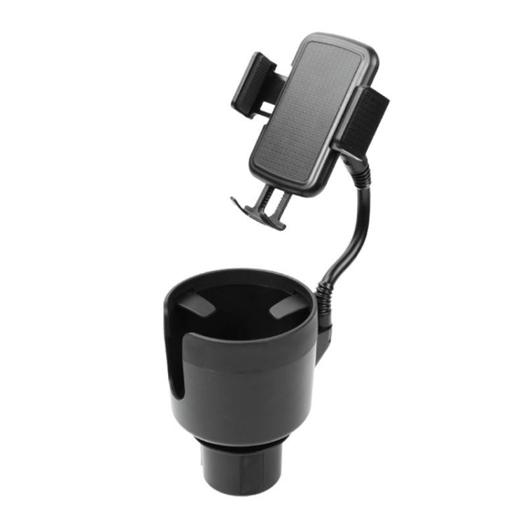 2 in 1 Multifunctional Car Cup Holder Extra Large Mobile Phone Holder(Black) - Car Drink Holders by PMC Jewellery | Online Shopping South Africa | PMC Jewellery | Buy Now Pay Later Mobicred