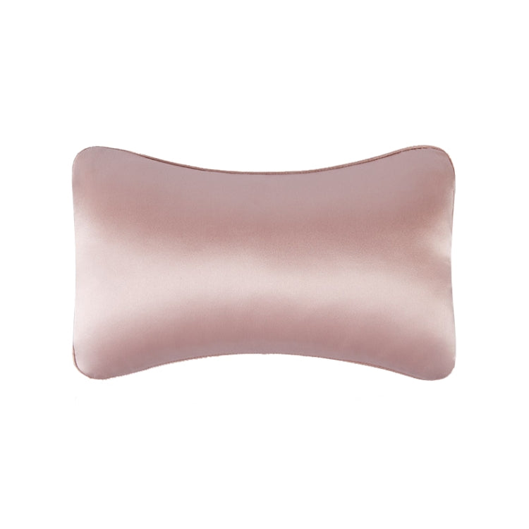 TZ19 Silk Car Head Pillow Car Memory Foam Comfort Lumbar Support(Pink) - Seat Accessories by PMC TechLife | Online Shopping South Africa | PMC TechLife | Buy Now Pay Later Mobicred