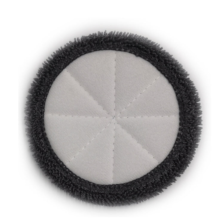 For Ecovacs Deebot N9+ 2pcs Robot Vacuum Cleaner Steam Mop Cloth(Full Hair Ash) - For ECOVACS Accessories by PMc TechLife | Online Shopping South Africa | PMc TechLife | Buy Now Pay Later Mobicred