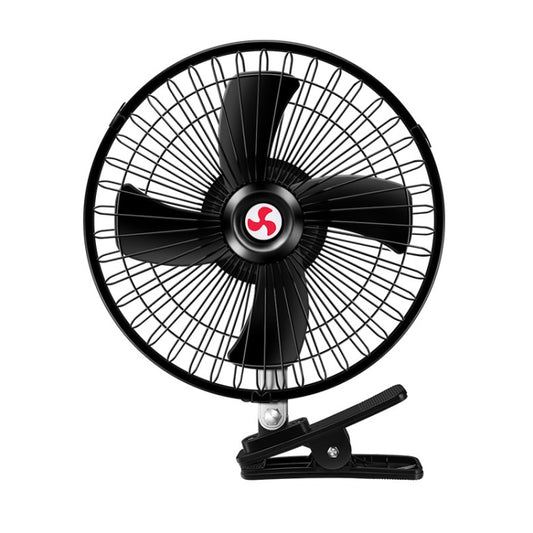 Car Powerful Fixing Clip Cooling High Wind Power Electric Fan, Specification: 8 inch Black 12V - Heating & Fans by PMC Jewellery | Online Shopping South Africa | PMC Jewellery | Buy Now Pay Later Mobicred