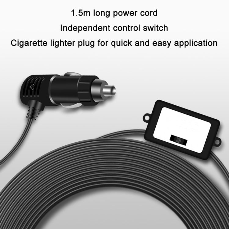 Car Powerful Fixing Clip Cooling High Wind Power Electric Fan, Specification: 8 inch Black 24V - Heating & Fans by PMC TechLife | Online Shopping South Africa | PMC TechLife | Buy Now Pay Later Mobicred