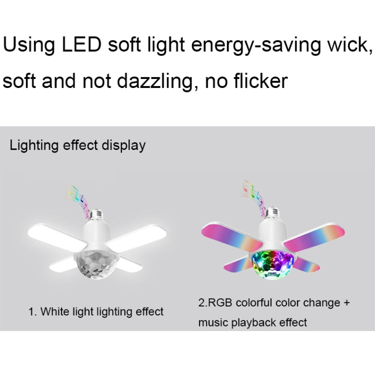 LY-002 24W Mini Bluetooth RGB Light Effect Foldable Music Light(Magic Light) - Smart Light Bulbs by PMC TechLife | Online Shopping South Africa | PMC TechLife | Buy Now Pay Later Mobicred