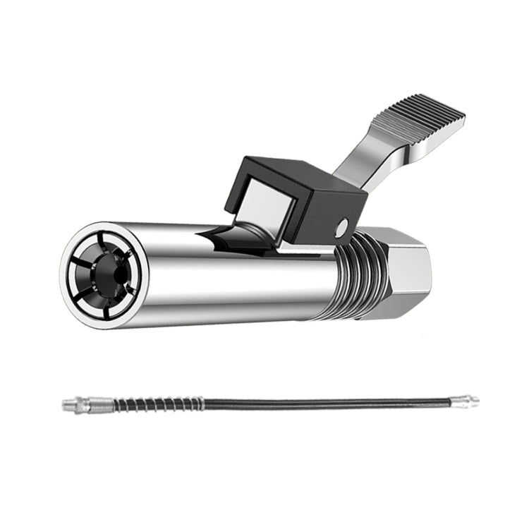 PC002 Lock Clamp Type High Pressure Grease Nozzle, Style: Butter Mouth+30cm Hose - Other Tools by PMC TechLife | Online Shopping South Africa | PMC TechLife | Buy Now Pay Later Mobicred