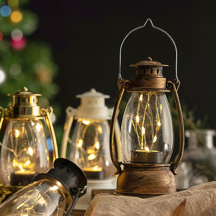 Retro Lantern Table Decoration Christmas Scene Decoration Simulation Oil Lamp(Black) - Decoration Lamps by PMC TechLife | Online Shopping South Africa | PMC TechLife