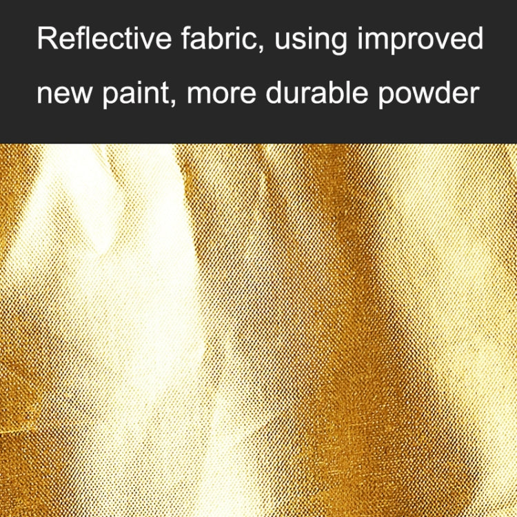 Selens  5 In 1 (Gold / Silver  / White / Black / Soft Light) Folding Reflector Board, Size: 150x200cm - free shipping - PMC TechLife - Order now!