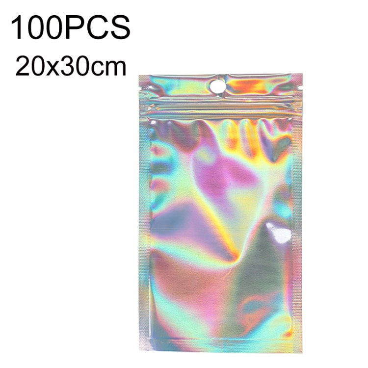 100PCS Laser Self-sealing Packaging Bag Data Line Aluminum Foil Plastic Bag , Size: 20x30cm -  by PMC TechLife | Online Shopping South Africa | PMC TechLife